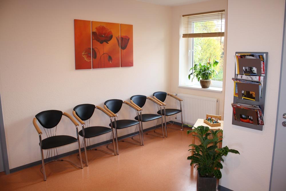 Ein weiterer Warteraum der Ergotherapiepraxis Brockhoff-Lindemann in Lingen